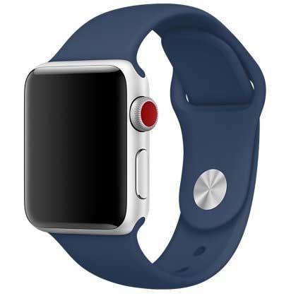Apple Watch Armband Ovaro - Silikon - Kobalt