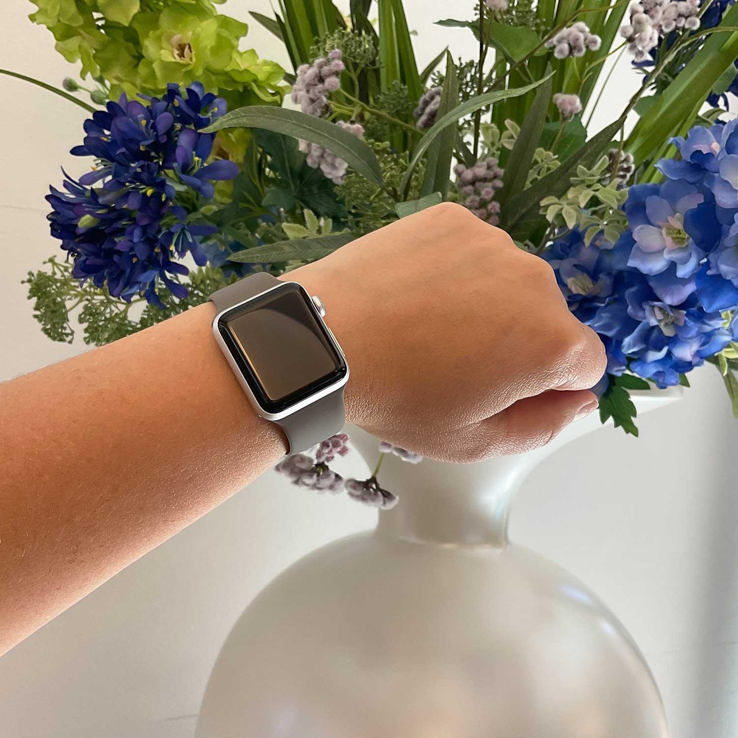 Apple Watch Armband - Silikon - Küstengrau