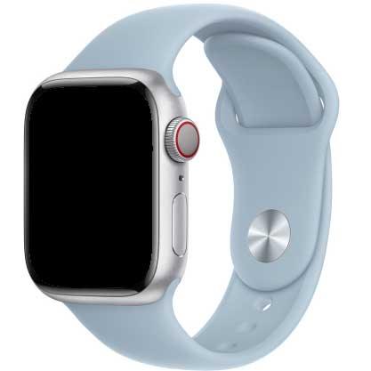 Apple Watch Armband Vyon – Silikon – Hellblau