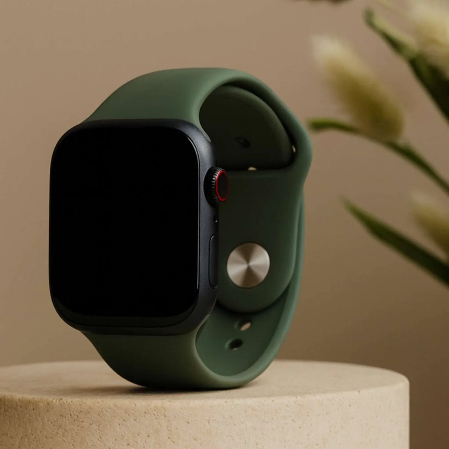 Apple Watch Armband - Silikon - Olivgrün