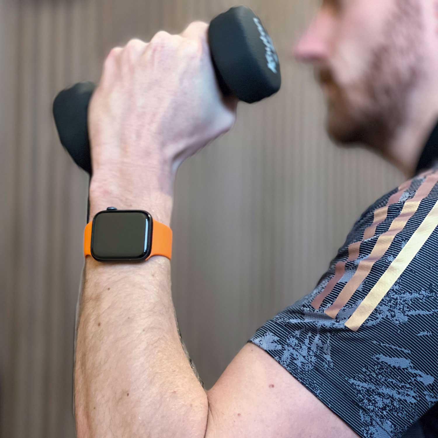 Apple Watch Armband Teyra – Silikon – Orange