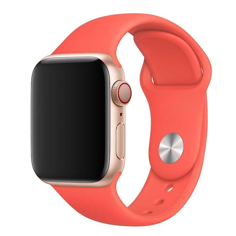 Apple Watch Armband – Silikon – pinke Zitrusfrüchte