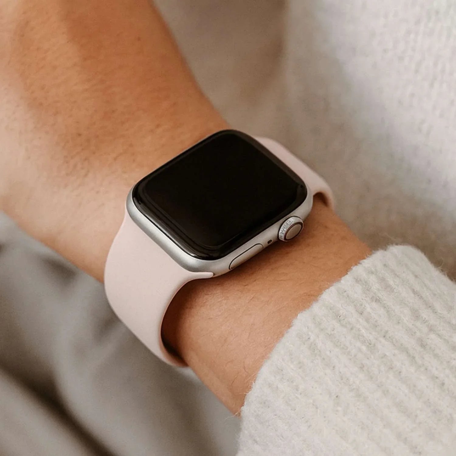 Apple Watch Armband - Silikon - Rosasand