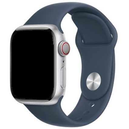 Apple Watch Armband Vyon - Silikon - Sturmvogelblau