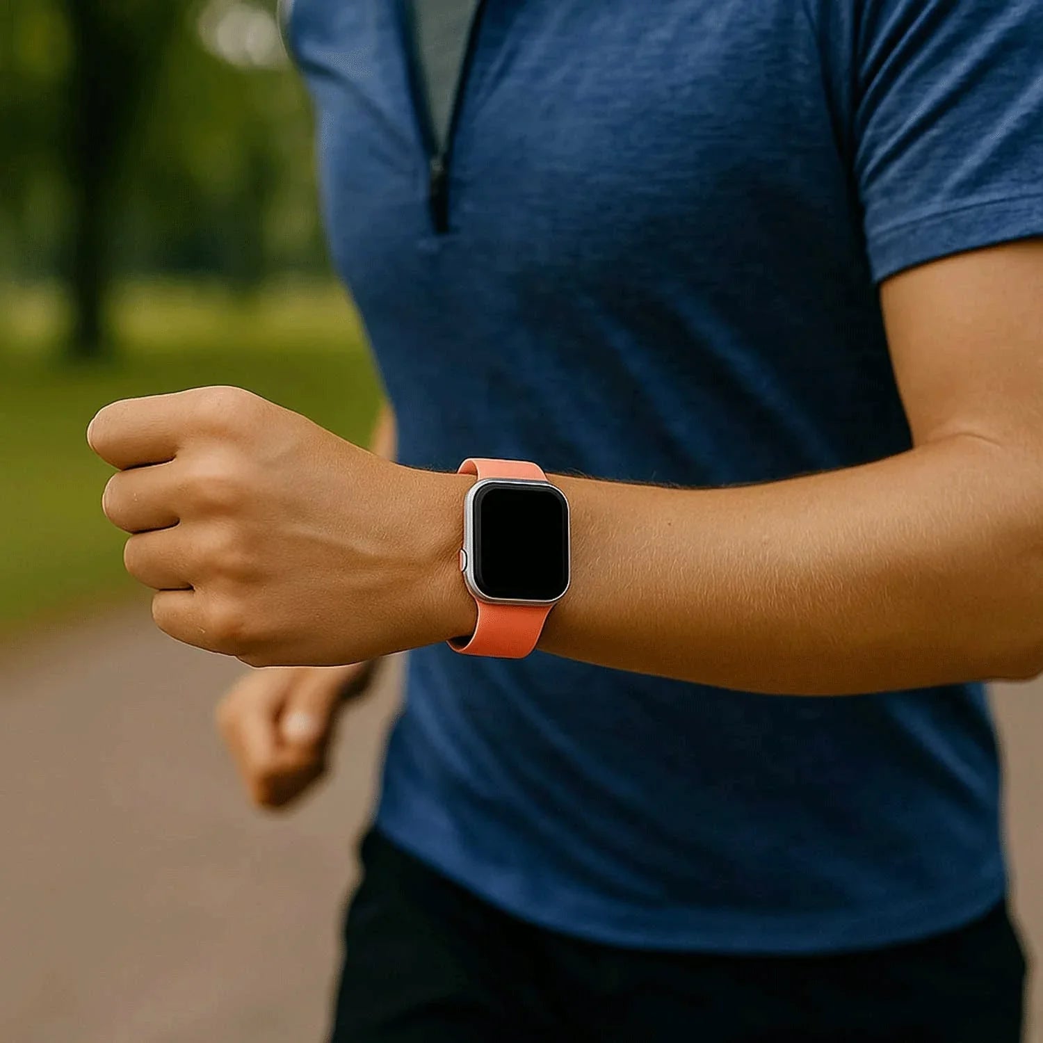 Apple Watch Armband Ovaro - Silikon - Mandarine