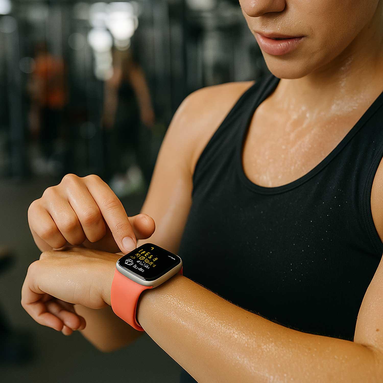 Apple Watch Armband Ovaro - Silikon - Mandarine