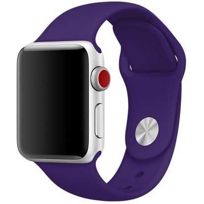 Apple Watch Armband Teyra - Silikon - Violett