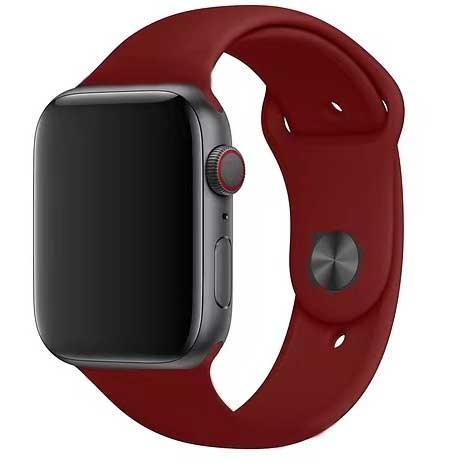 Apple Watch Armband – Silikon – Weinrot