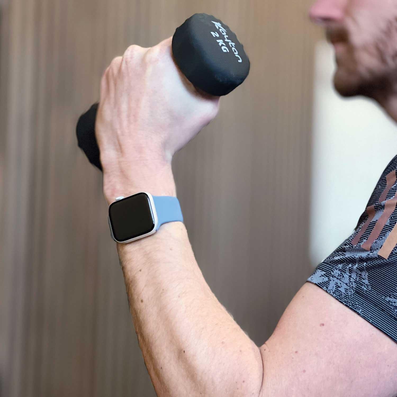Apple Watch Armband Vyon - Silikon - Winterblau