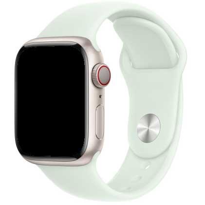Apple Watch Armband Teyra – Silikon – zartes Mintgrün