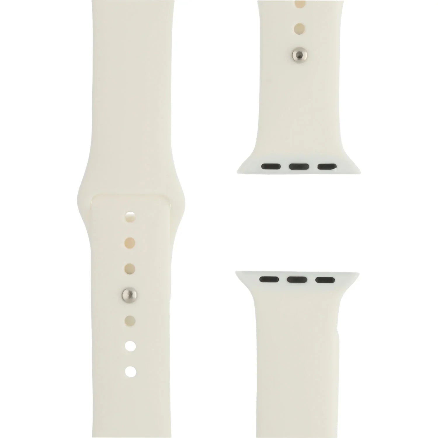 Apple Watch Armband Savro - Silikon - Weichweiß