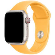 Apple Watch Armband Teyra - Silikon - Sonnengelb