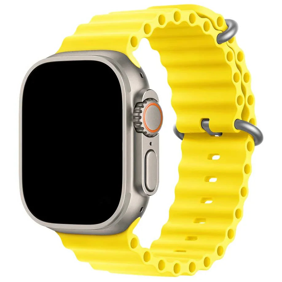 Apple Watch Armband Ocean – Silikon – Gelb
