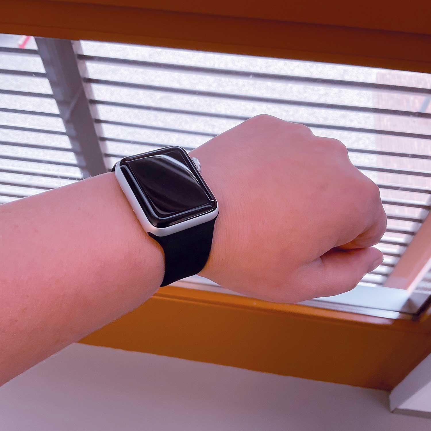 Apple Watch Armband – Silikon – Solo Loop – Schwarz