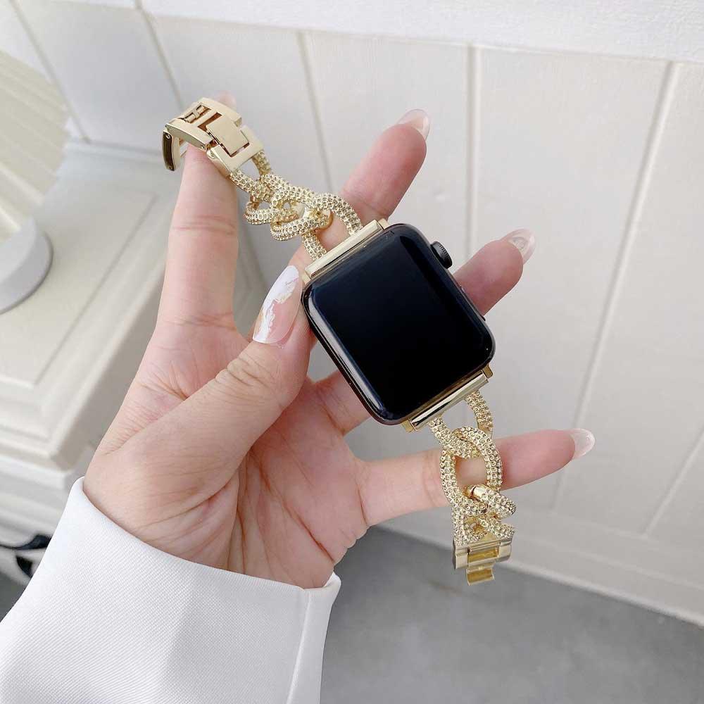 Apple Watch Armband Chain - Edelstahl - Silber