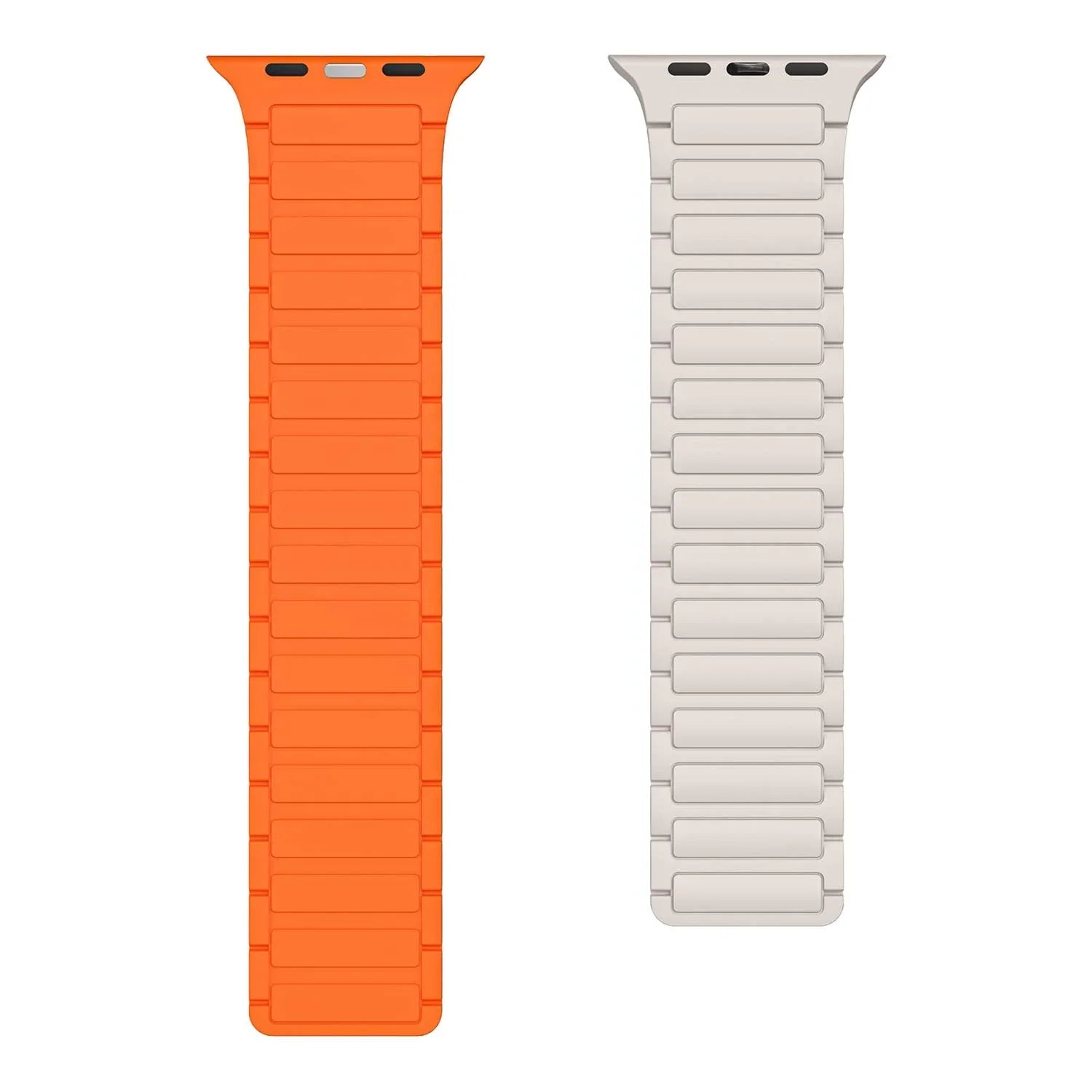Apple Watch Armband Zyro – Silikon – Polarstern Orange