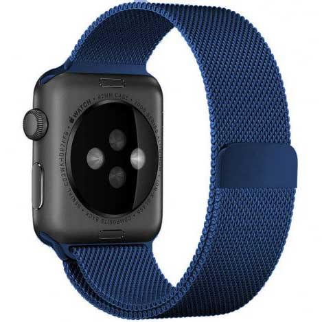 Apple Watch Armband Fiore – Milanese – Blau