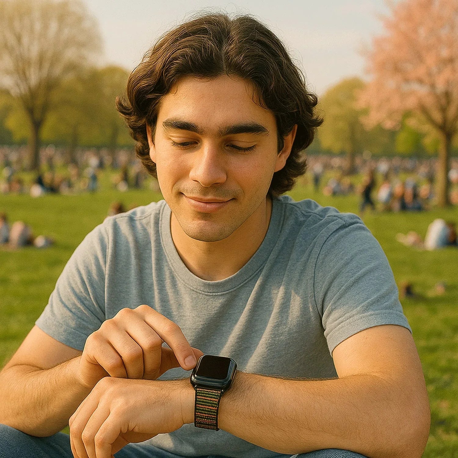 Apple Watch Armband Flyne - gewebt - Nylon - Rhythm