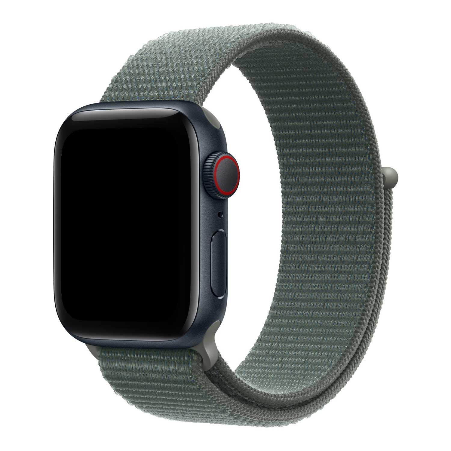 Apple Watch Armband Flyne - geflochten - Nylon - Salbeigrün