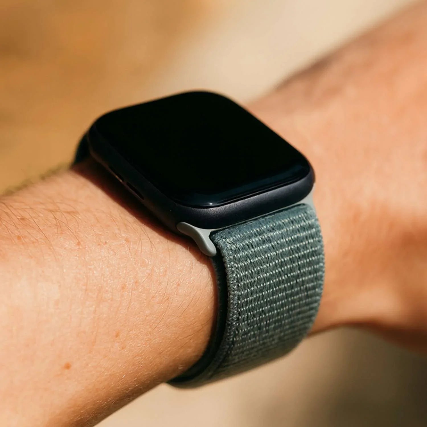 Apple Watch Armband Flyne - geflochten - Nylon - Salbeigrün