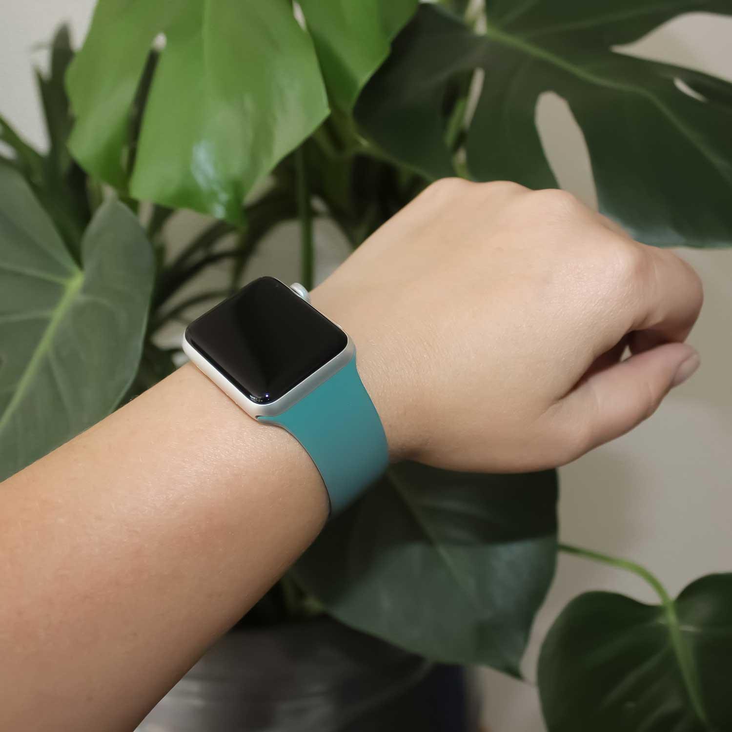 Apple Watch Armband Savro – Silikon – Tannengrün