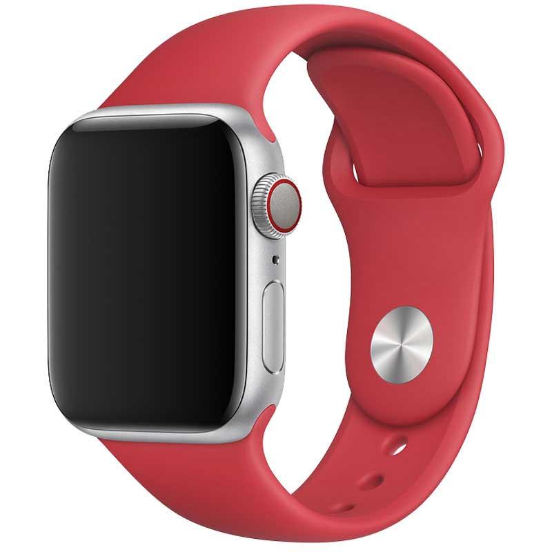 Apple Watch Armband Ovaro - Silikon - Rot