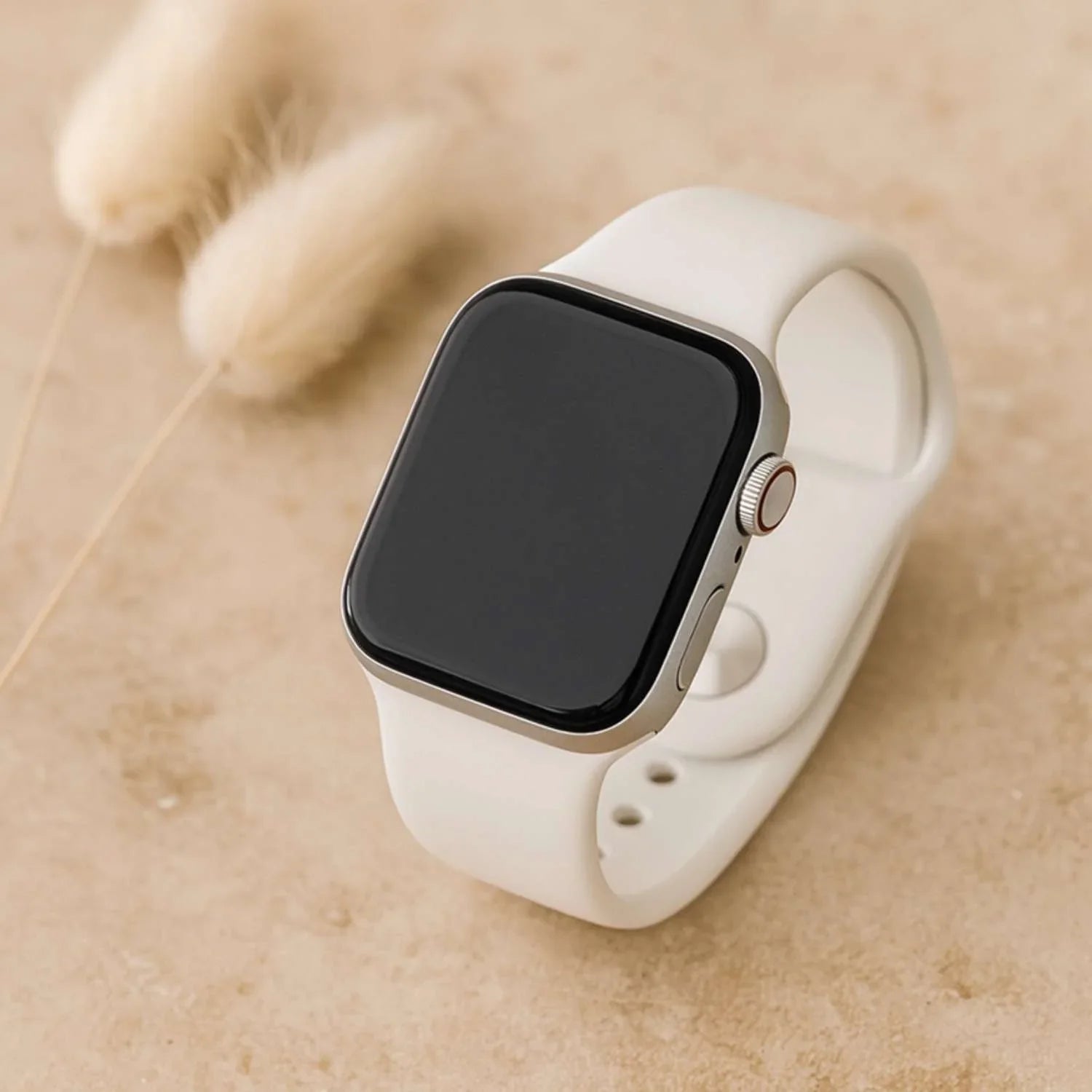 Apple Watch Armband Ovaro – Silikon – Weiß