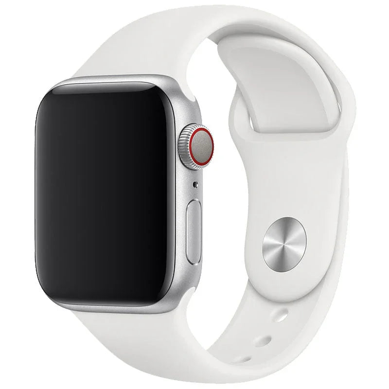 Apple Watch Armband Ovaro – Silikon – Weiß