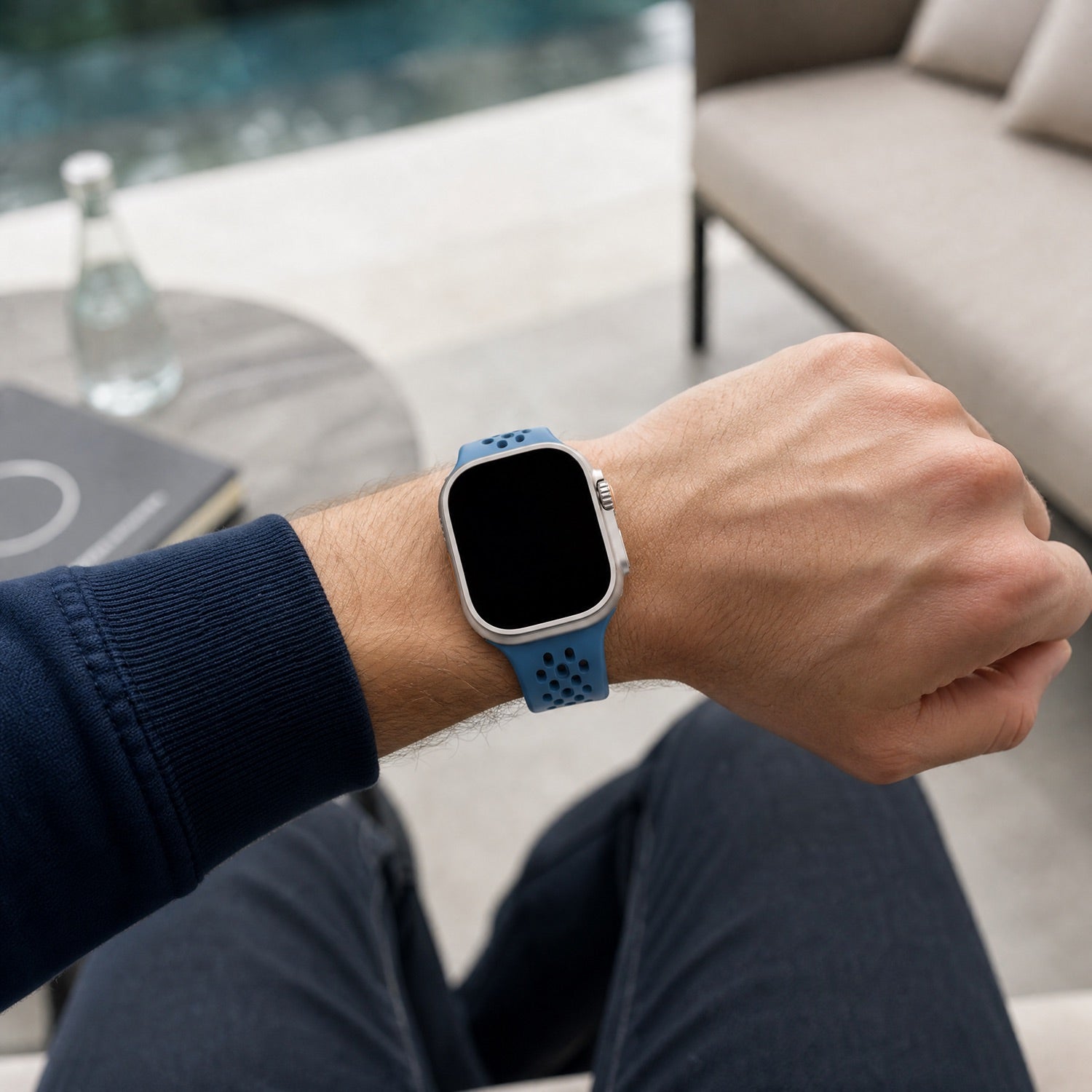 Apple Watch Sprint Armband – Silikon – Blau