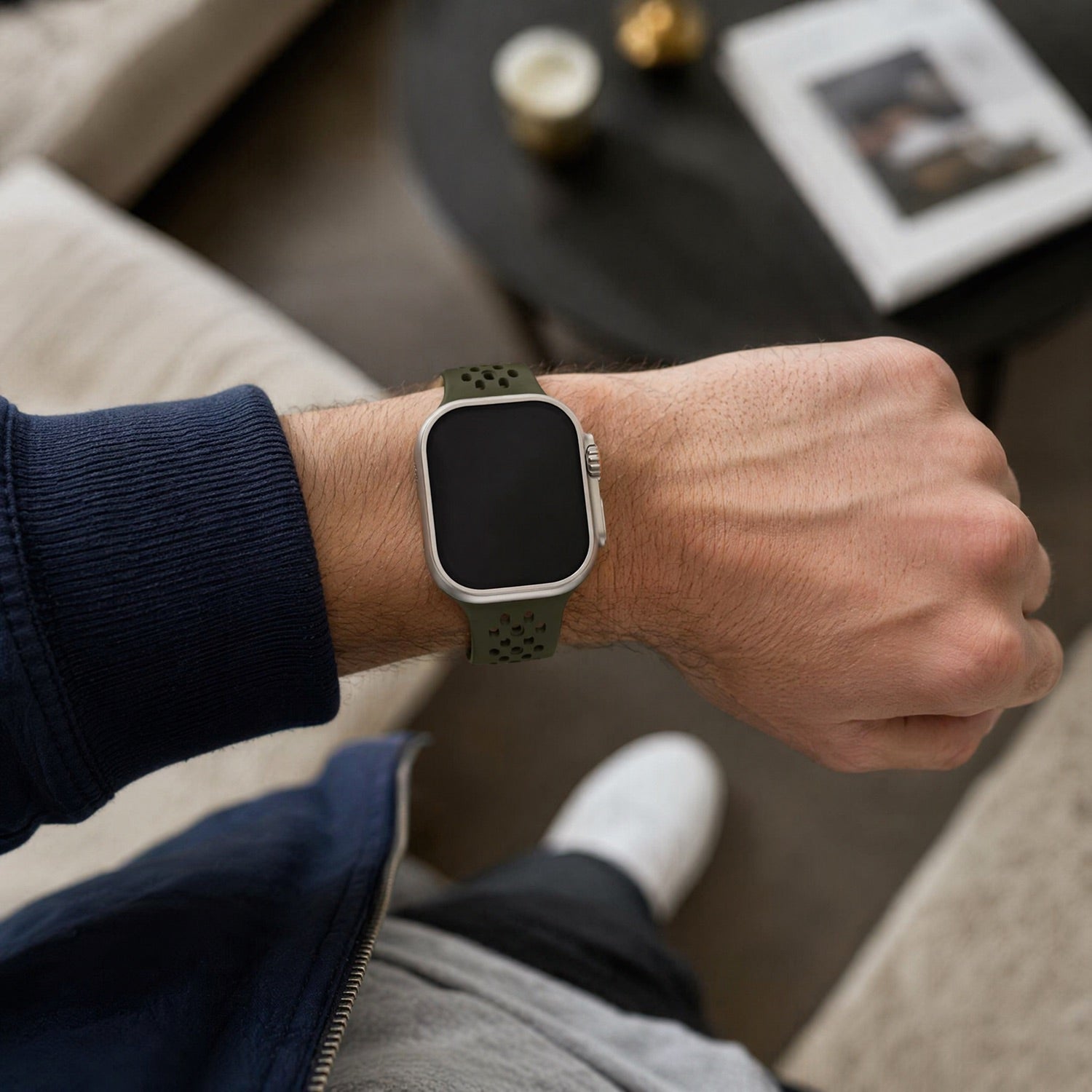 Apple Watch Sprint Armband – Silikon – Grün