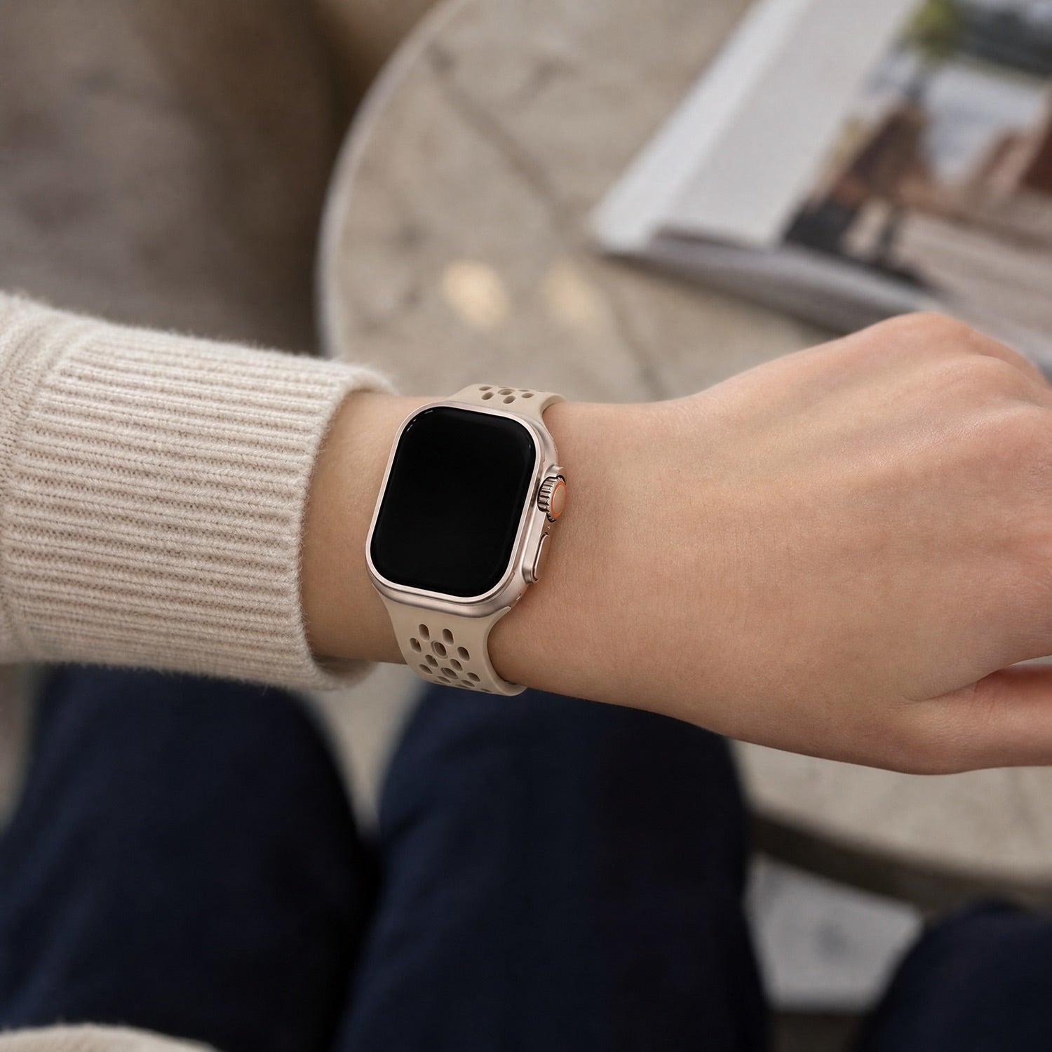 Apple Watch Sprint Armband – Silikon – Polarstern