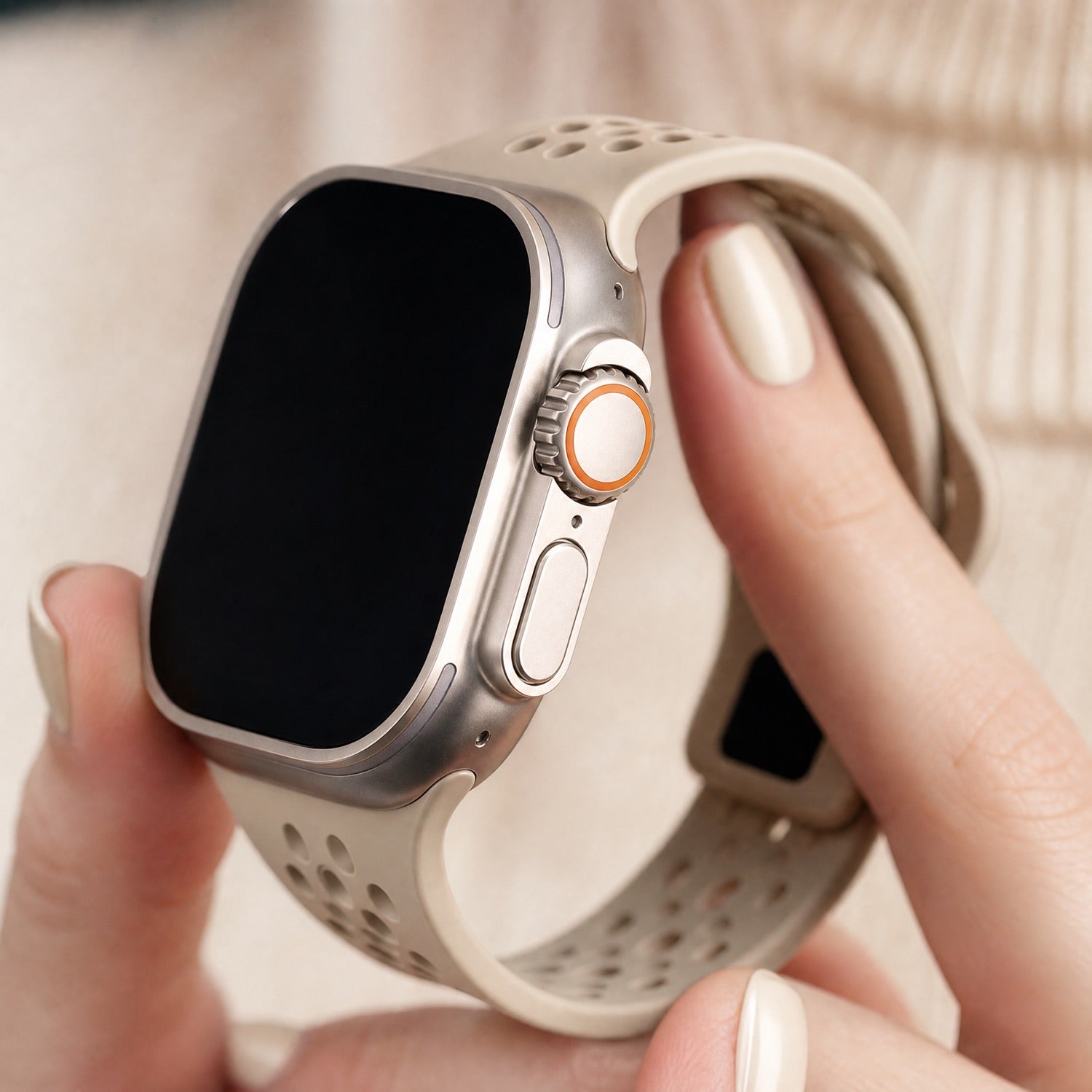Apple Watch Sprint Armband – Silikon – Polarstern