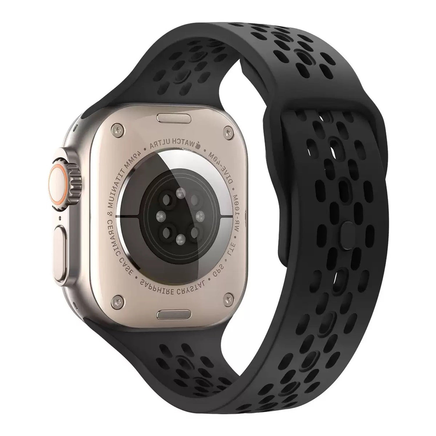 Apple Watch Sprint Armband – Silikon – Schwarz