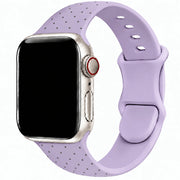 Apple Watch Armband Dots - Silikon - Lila