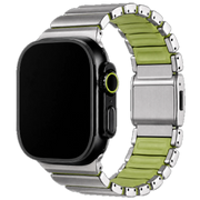 Apple Watch Armband Ember - Stahl - Titan Grün