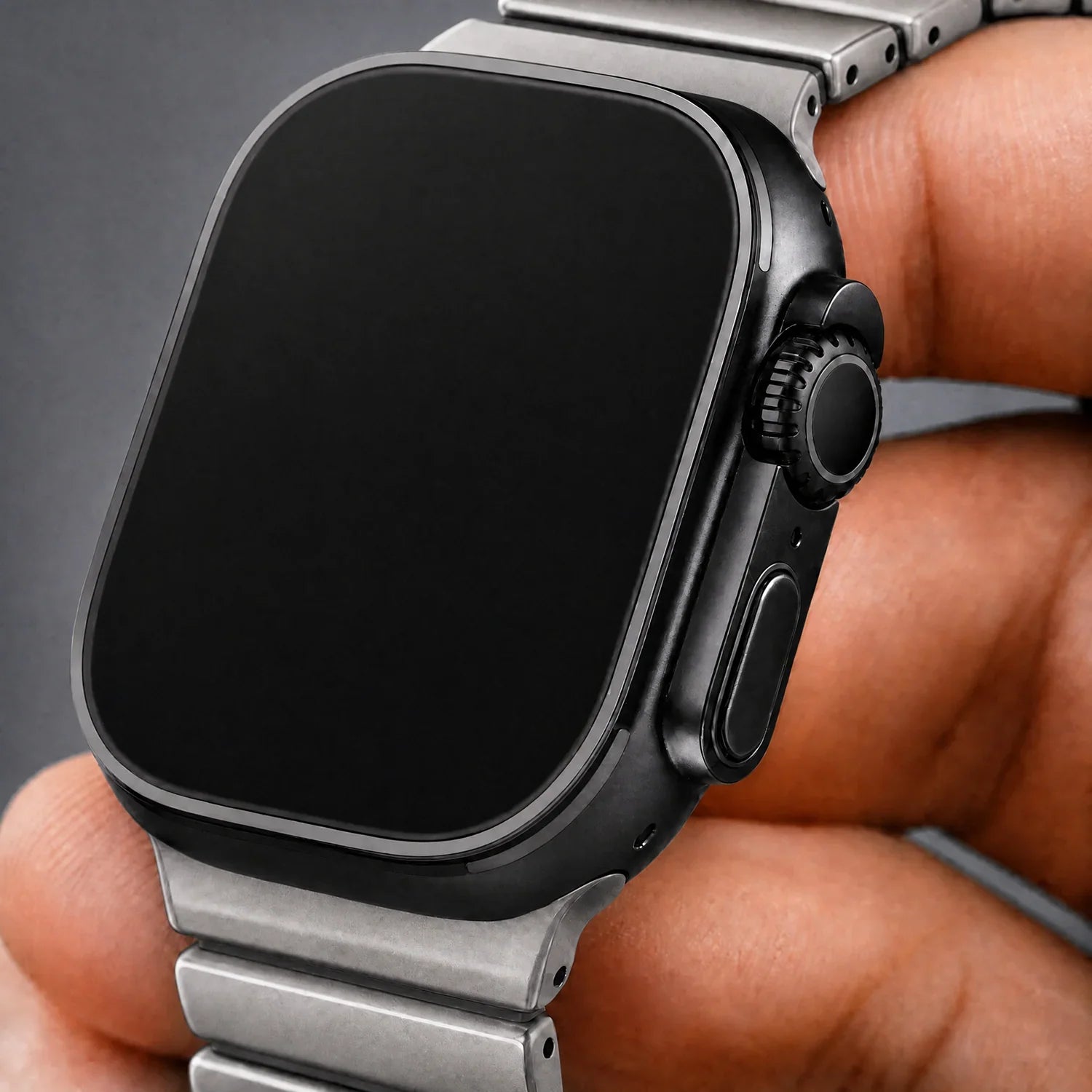 Apple Watch Armband Ember - Stahl - Titan Schwarz