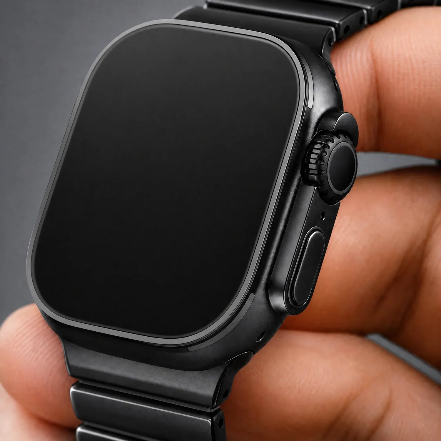 Apple Watch Armband Ember - Stahl - Schwarz