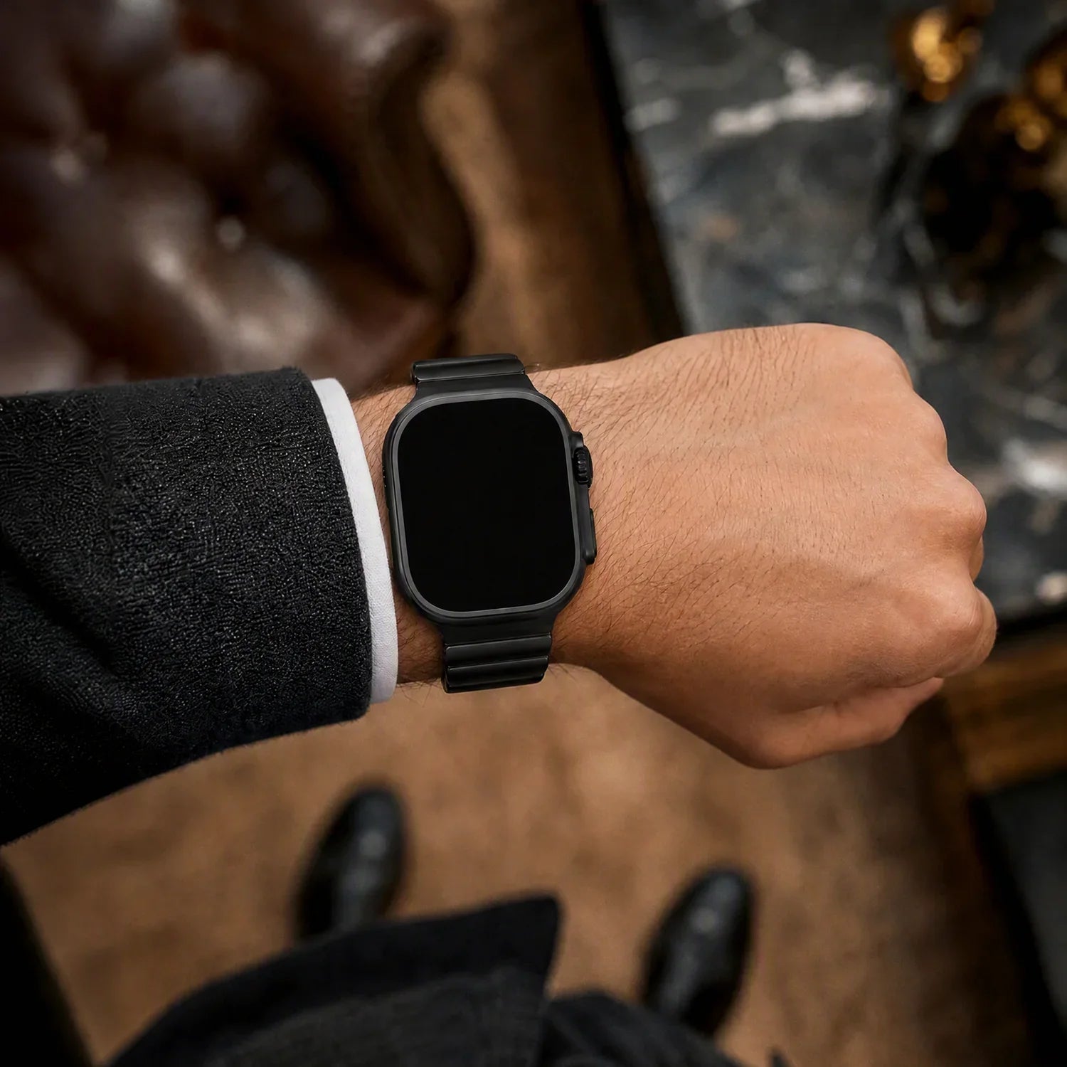 Apple Watch Armband Ember - Stahl - Schwarz