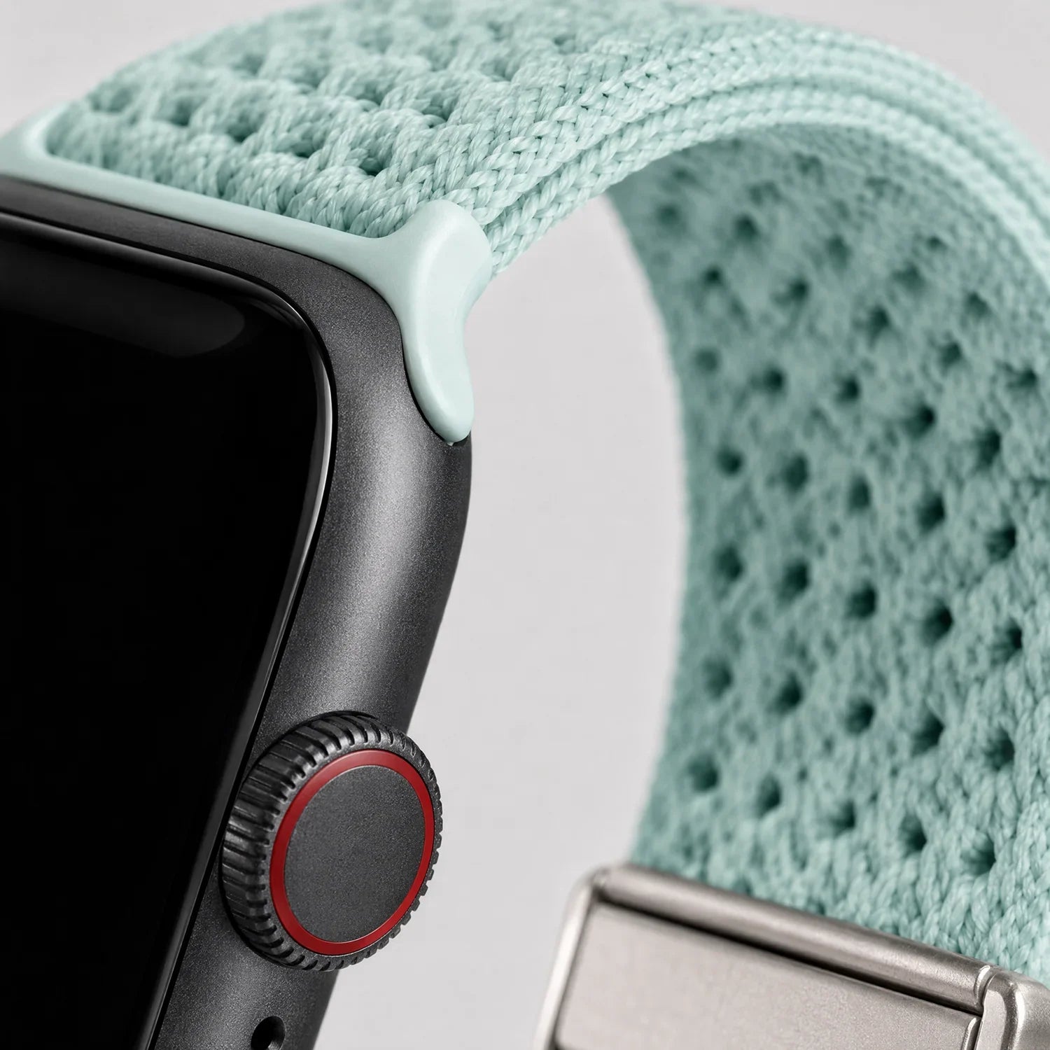 Apple Watch Armband Knit – Nylon – Grün