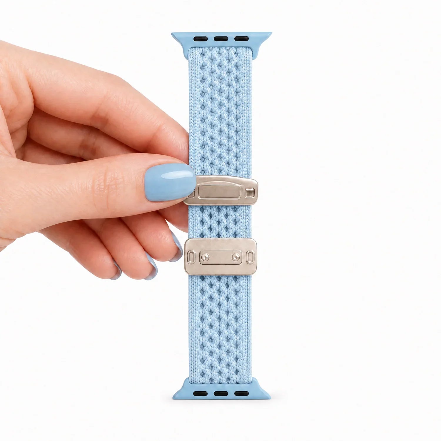 Apple Watch Armband Knit – Nylon – Hellblau