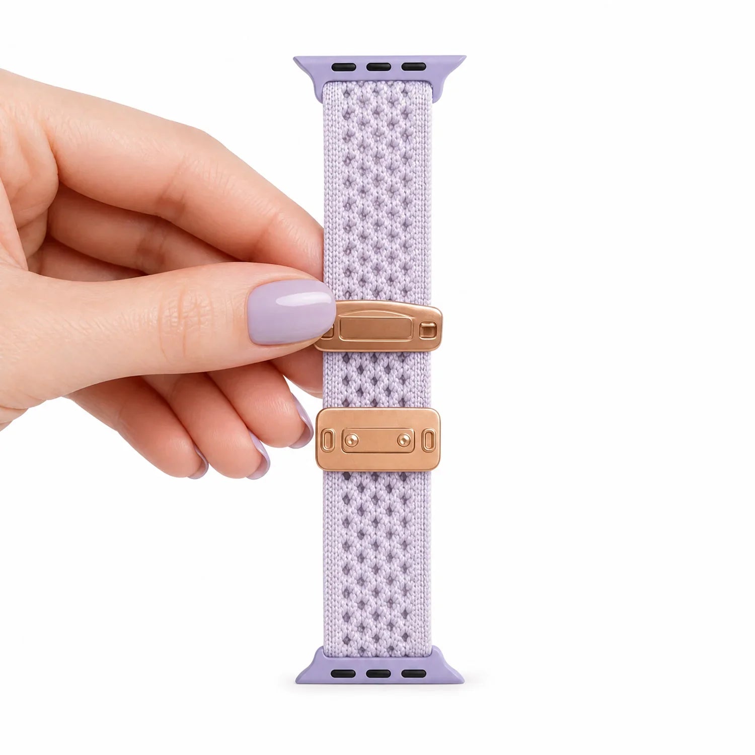 Apple Watch Armband Knit – Nylon – Lila