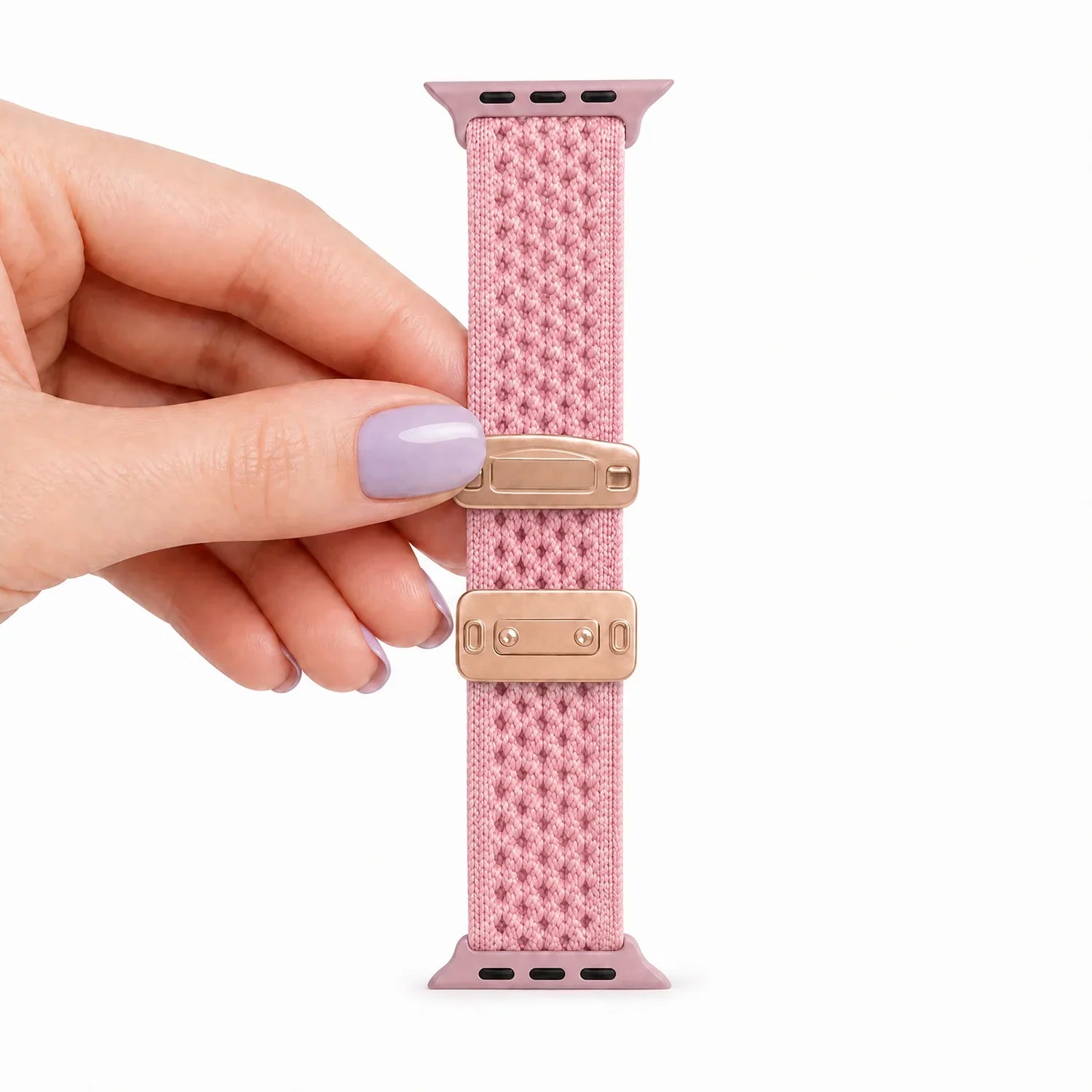 Apple Watch Armband Knit – Nylon – Rosa