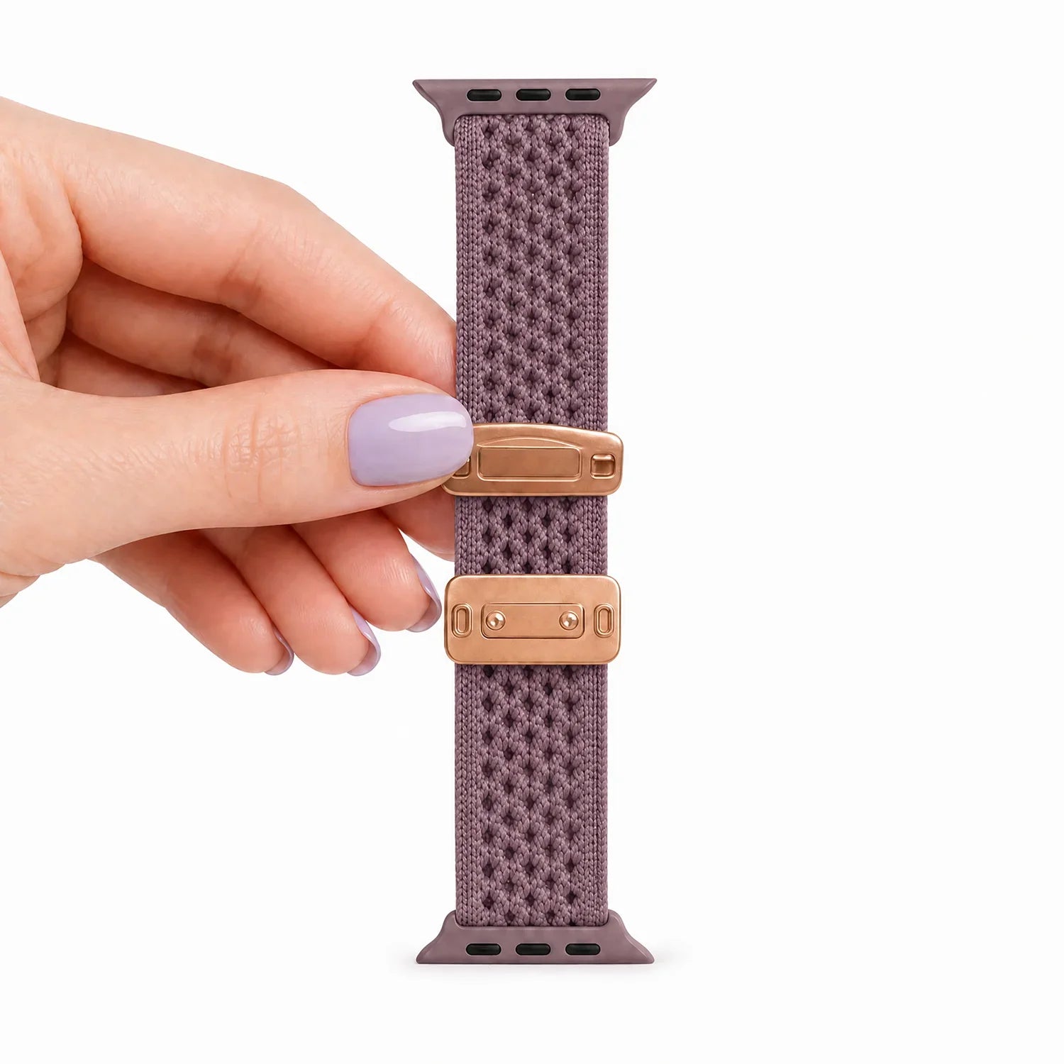 Apple Watch Armband Knit – Nylon – Rauchlila