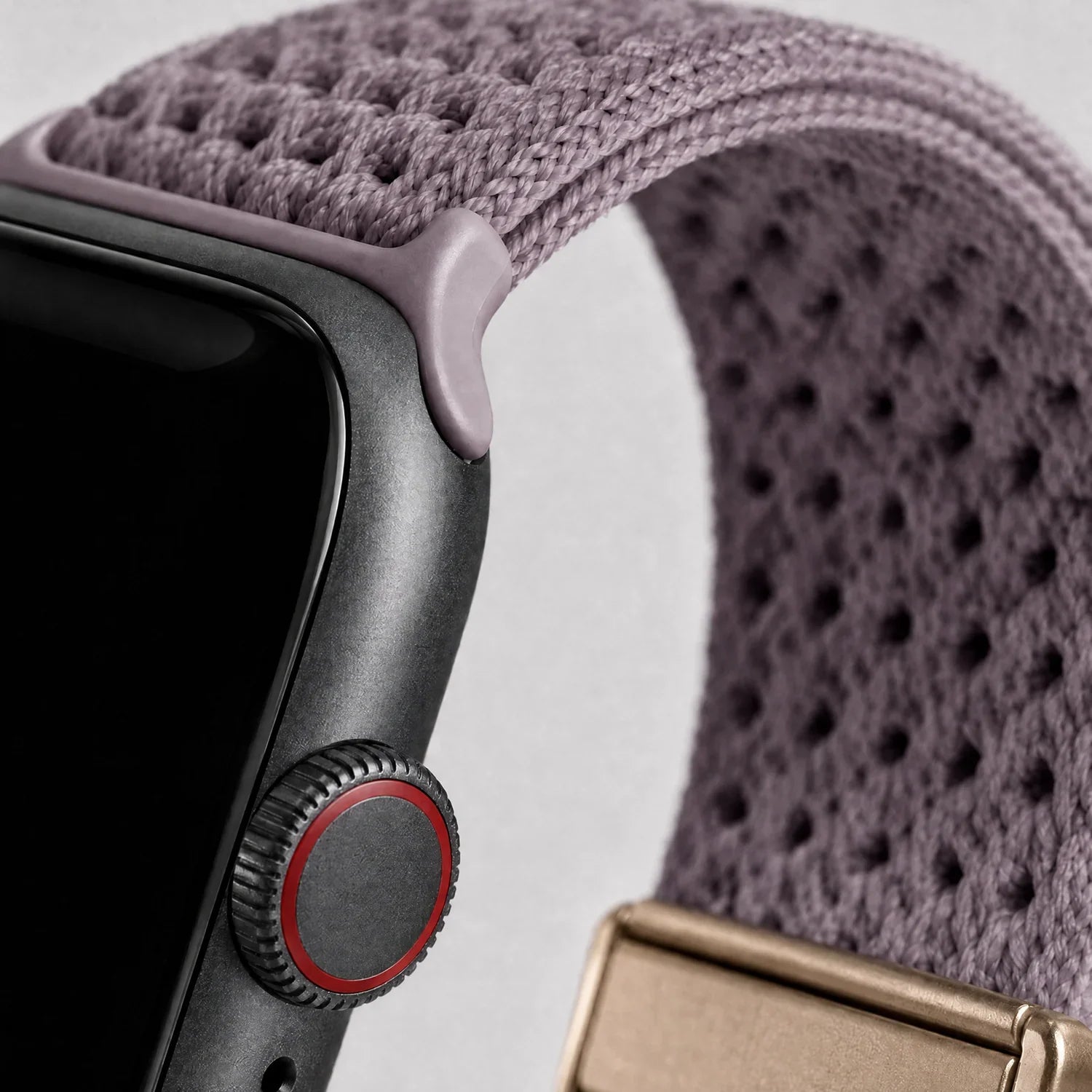Apple Watch Armband Knit – Nylon – Rauchlila