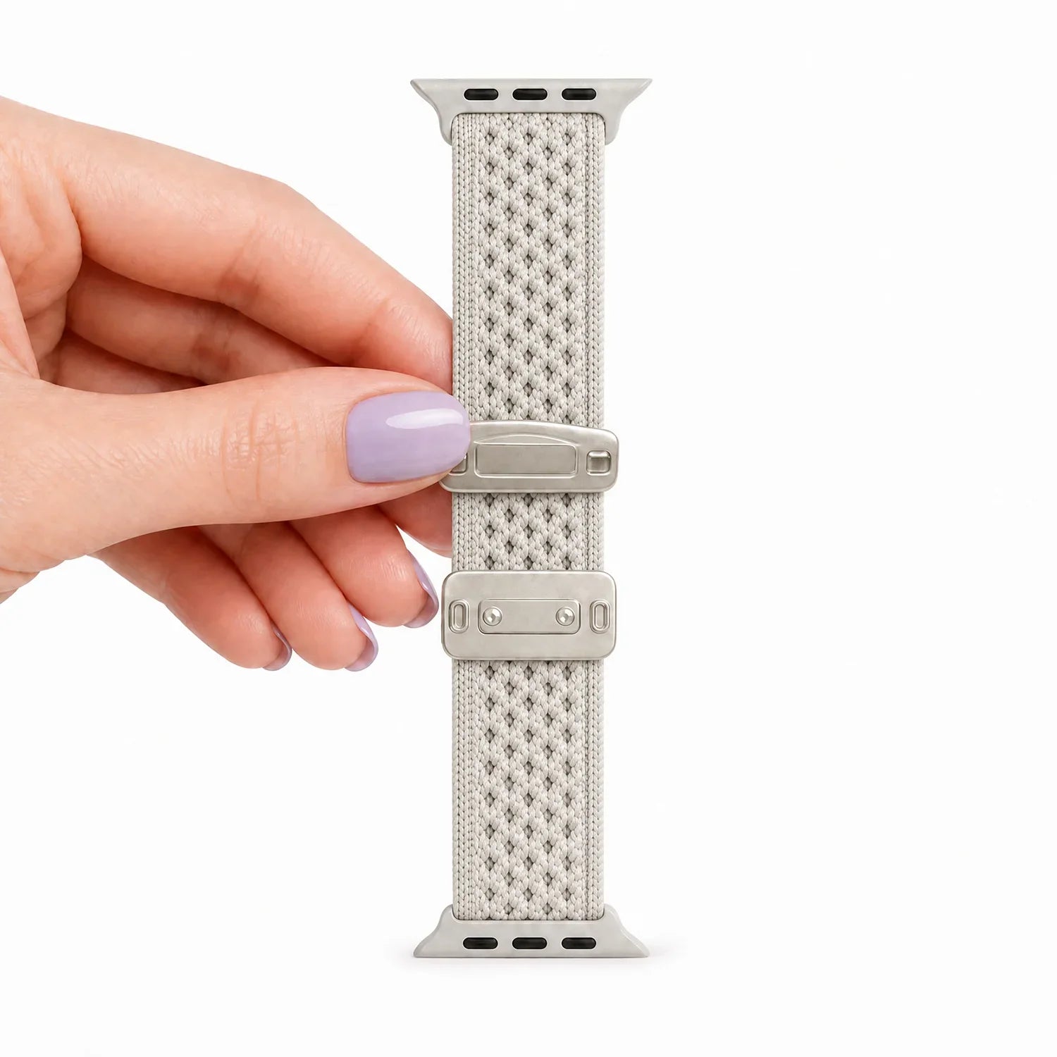 Apple Watch Armband Knit – Nylon – Polarstern