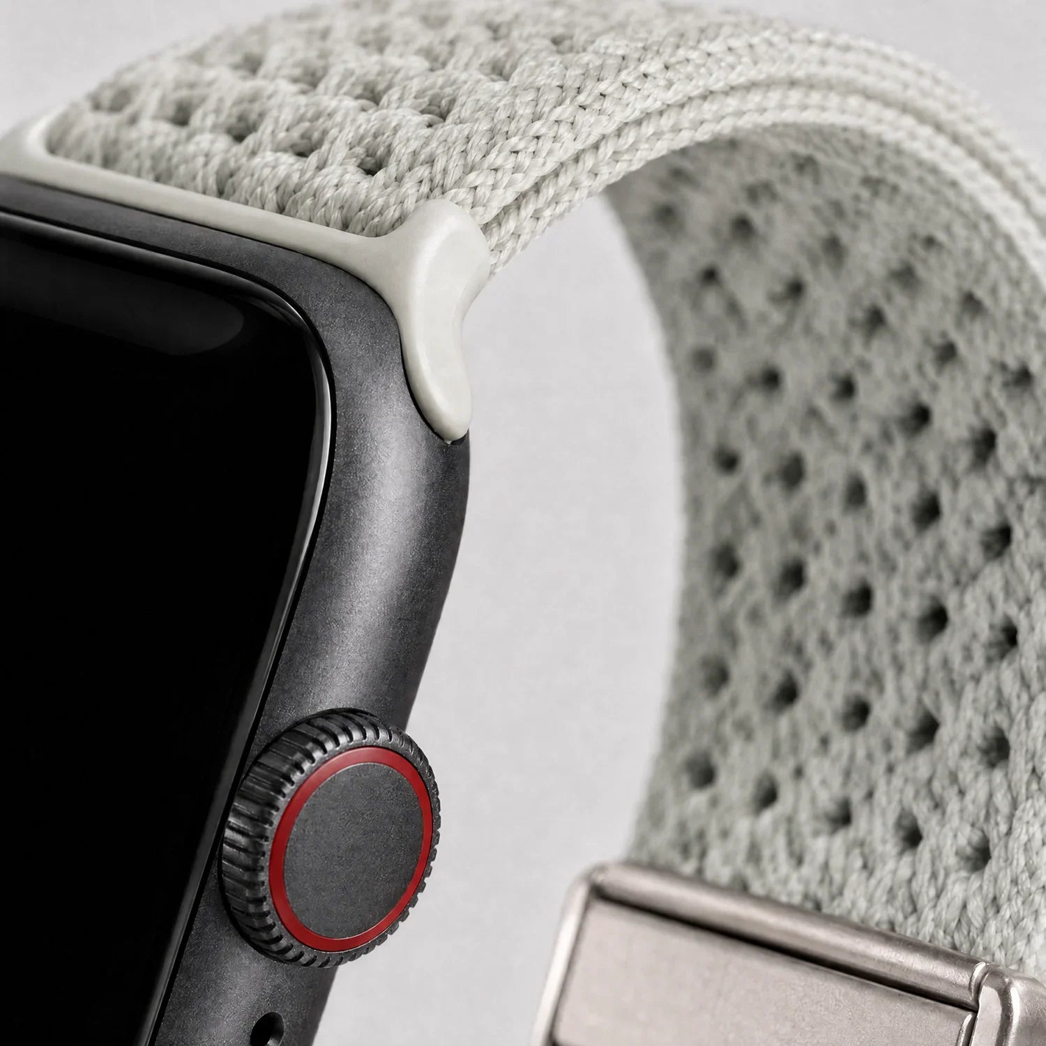 Apple Watch Armband Knit – Nylon – Polarstern