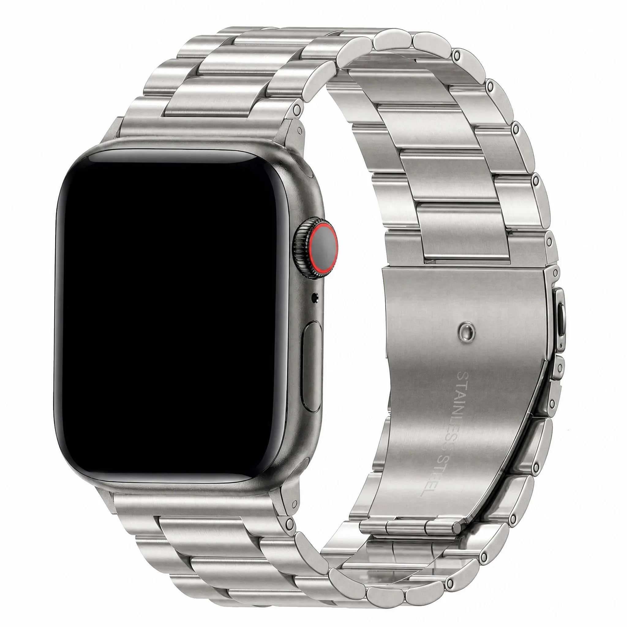 Apple Watch Armband Rivaro - Stahl - Sternenlicht