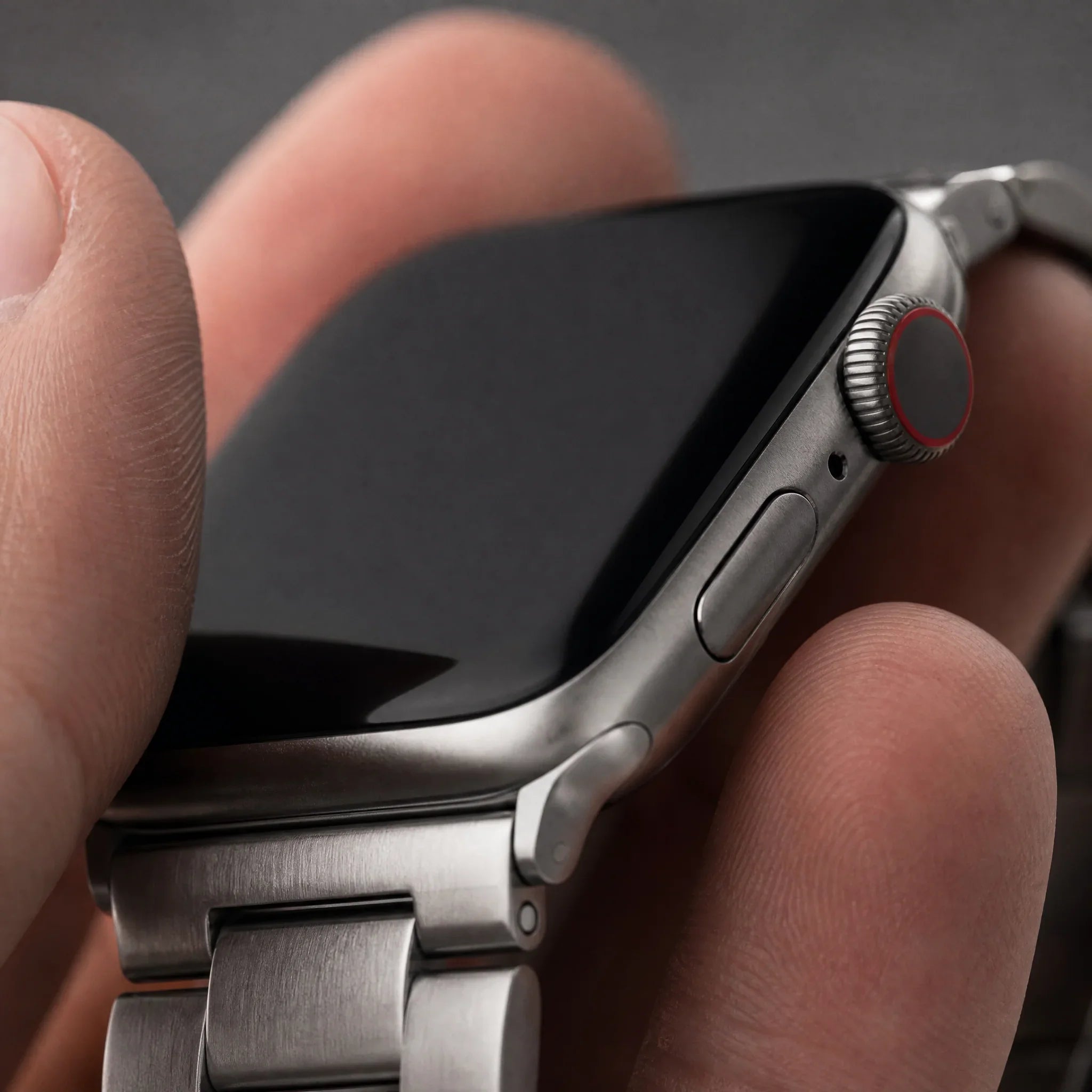 Apple Watch Armband Rivaro - Stahl - Sternenlicht