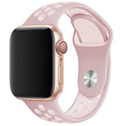 Apple Watch Armband – doppelt – Silikon – Hellrosa