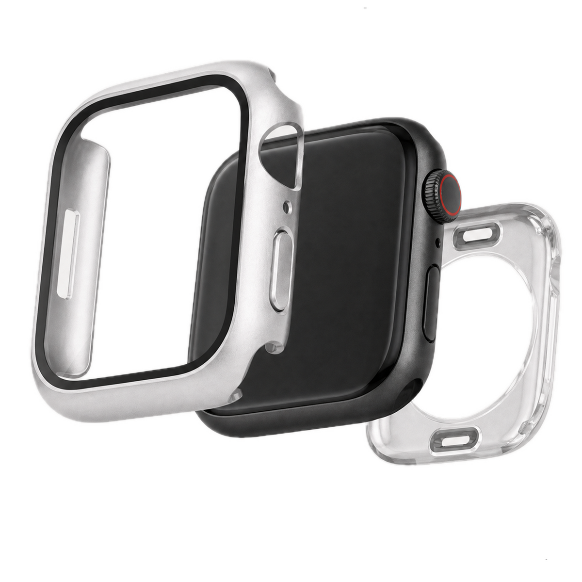 Apple Watch Full Body Hardcase Armor – Silber